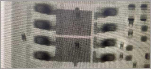 PCB X ışını tespit edin Röntgen, PCBA