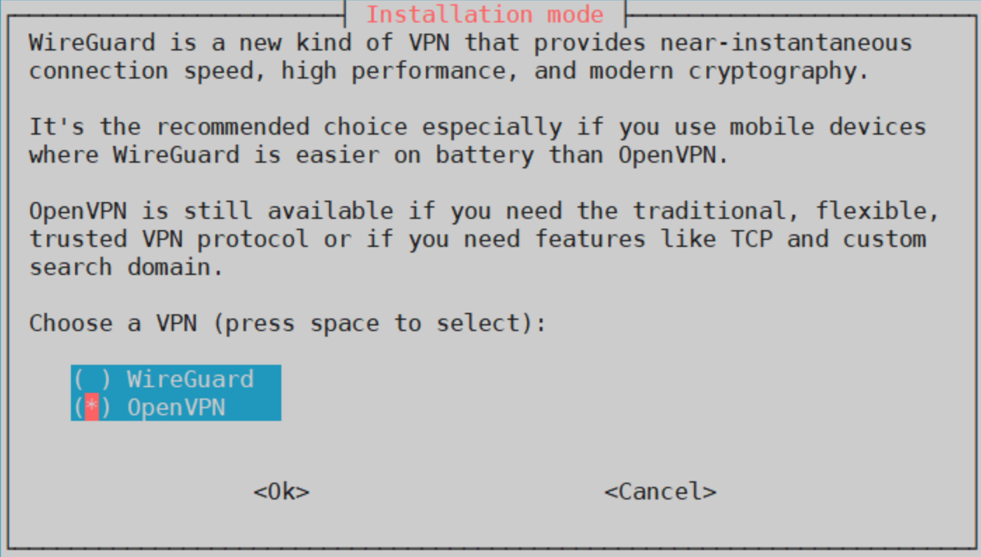 PiVPN ölçüsü Açık kaynak VPN sunucularının kurulumu ve yapılandırması için bir yazılım_9